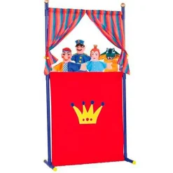 DRIM DISCOUNT Teatro con 4 Marionetas- Juegos Y Juguetes De Imitación