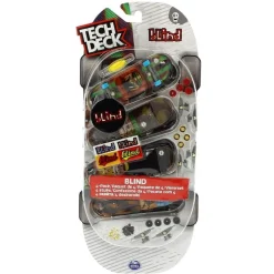BIZAK Tech Deck Mini Monopatín Pack Surtido- Vehículos, Trenes Y Parkings