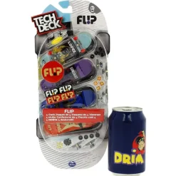 BIZAK Tech Deck Mini Monopatín Pack Surtido- Vehículos, Trenes Y Parkings