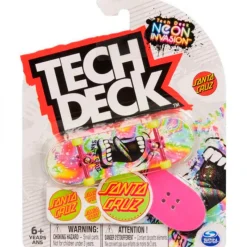 SPIN MASTER Tech Deck Pack Neon Invasion Individual Surtido- Figuras Y Figuras De Acción