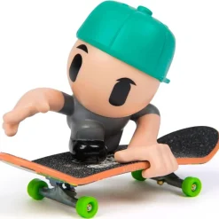 SPIN MASTER Figuras Y Figuras De Acción|Tech Deck SK8 Crew Figura + Fingerboard Surtida