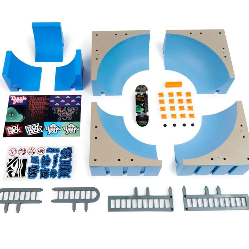 SPIN MASTER Tech Deck Skate Mega Bowl X-Connect Park Creator- Figuras Y Figuras De Acción