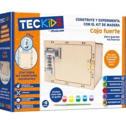 SELECCION DRIM Teckids Construye Caja Fuerte Madera- Juegos De Madera|Juegos Y Juguetes Educativos