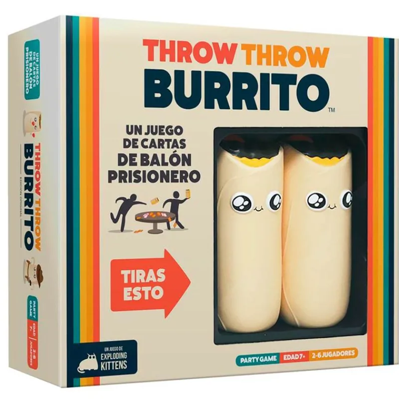 ASMODEE Throw Throw Burrito Juego de Mesa- Juegos De Mesa|Amigos Y Familia