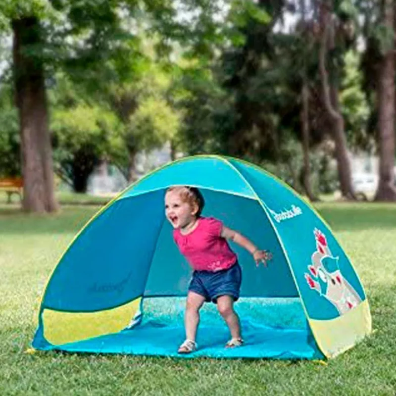 BADABULLE Accesorios Y Complementos De Viaje|Aire Libre|Tienda Anti-UV Azul Protección 50+