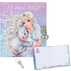 DEPESCHE Artículos En Catalán|Escolar|Top Model Iceworld Diario con Candado en Catalán