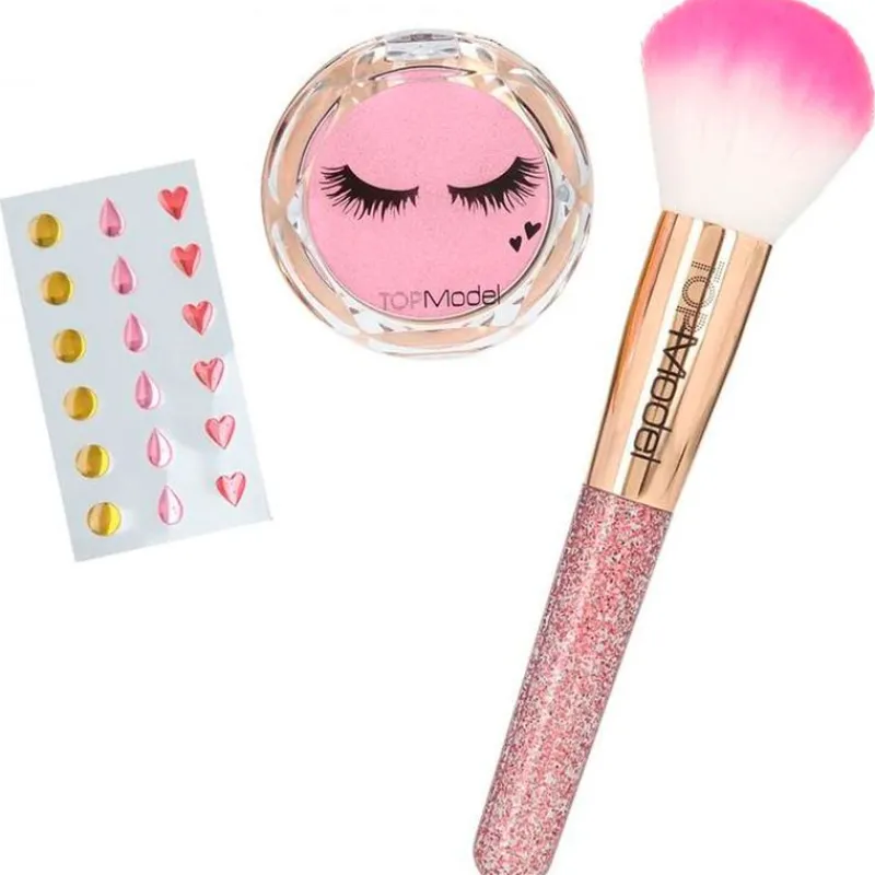 SELECCION DRIM Top Model Pack Belleza Colorete y Brocha- Ropa Y Complementos