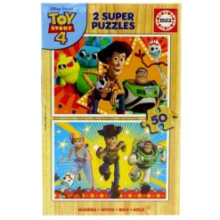EDUCA Toy Story Puzzle 2x50 Piezas- Juegos De Madera|Ropa Y Complementos