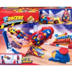 MAGIC BOX Vehículos, Trenes Y Parkings|T-Racers S Playset Rocket Launch