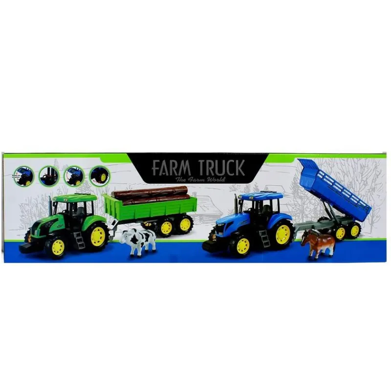 DRIM DISCOUNT Tractor Remolque con Luz y Sonidos Surtido- Vehículos, Trenes Y Parkings