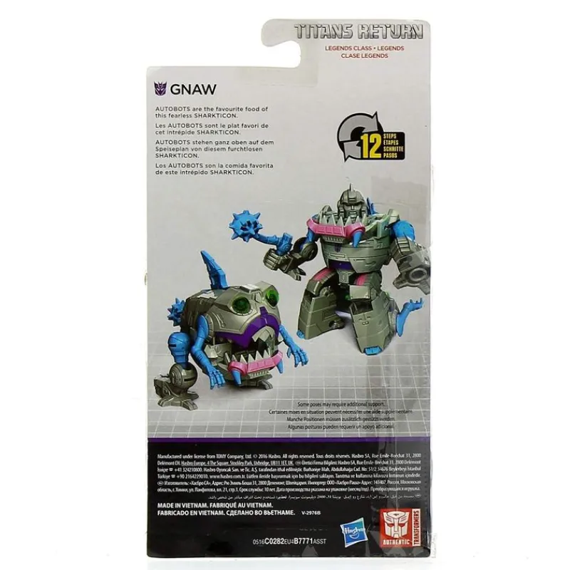 HASBRO Transformers Generation Titan Figura Gnaw- Figuras Y Figuras De Acción