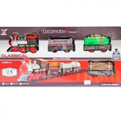 DRIM DISCOUNT Vehículos, Trenes Y Parkings|Tren 3 Vagones con Luz y Sonido