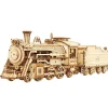 MADNESS TOYS Tren Express Vapor Maqueta de Madera- Puzzles Y Construcciones|Juegos De Madera