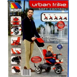 MOLTO Triciclo Rojo con Ruedas de Goma- Bicicletas, Correpasillos Y Triciclos