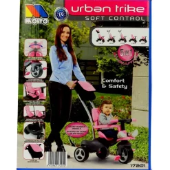 MOLTO Bicicletas, Correpasillos Y Triciclos|Triciclo Rosa con Ruedas de Goma