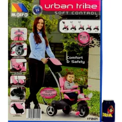 MOLTO Bicicletas, Correpasillos Y Triciclos|Triciclo Rosa con Ruedas de Goma