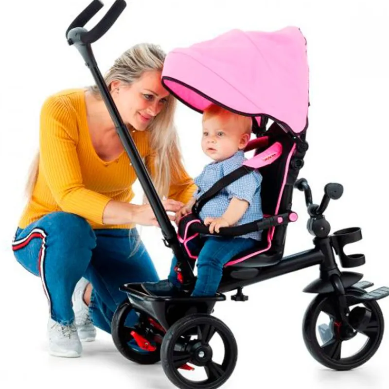 MOLTO Bicicletas, Correpasillos Y Triciclos|Triciclo Urban Trike Evolutivo Rosa