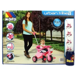 MOLTO Bicicletas, Correpasillos Y Triciclos|Triciclo Urban Trike II Rosa