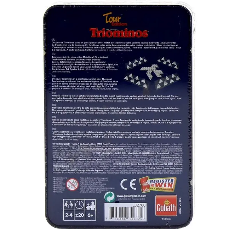 GOLIATH Triominos Tour Edition- Juegos De Mesa