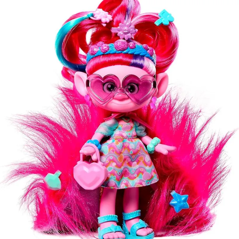 MATTEL Trolls 3 Todos Juntos Muñeca Reina Poppy- Muñecas