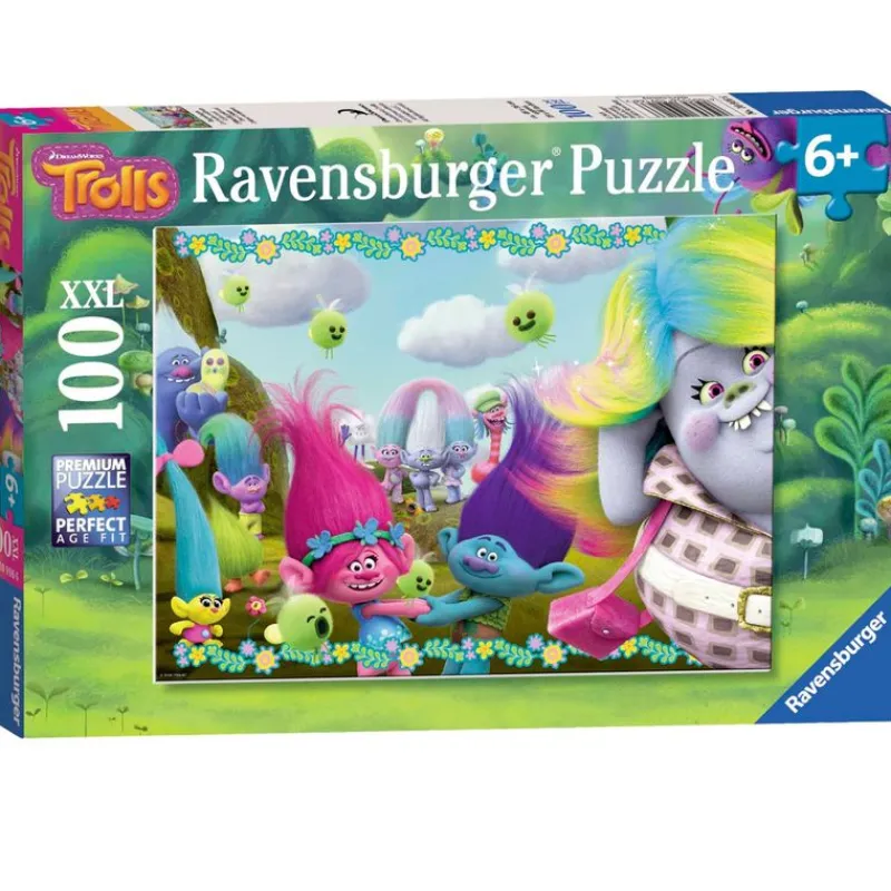RAVENSBURGER Puzzles Y Construcciones|Trolls Puzzle 100 Piezas