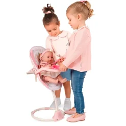 DECUEVAS Juegos Y Juguetes De Imitación|Trona Columpio 3x1 para Muñecas Koala