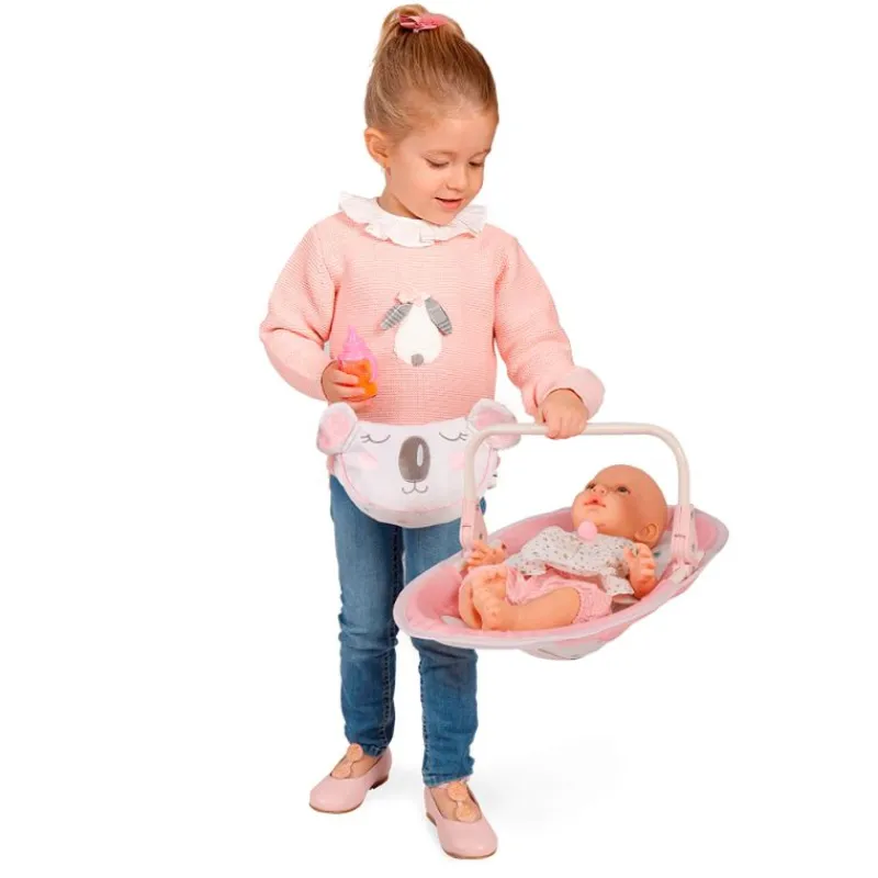DECUEVAS Juegos Y Juguetes De Imitación|Trona Columpio 3x1 para Muñecas Koala
