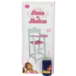 SELECCION DRIM Juegos De Madera|Trona de Madera Blanca