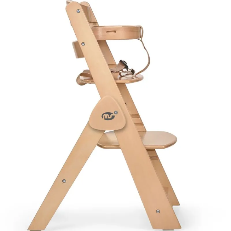 MS Tronas|Juegos De Madera|Trona madera plegable con cojín Full Rosa