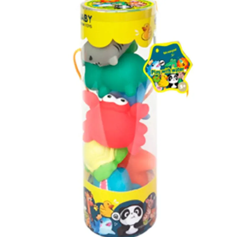 DRIM DISCOUNT Juguetes De Baño|Primera Infancia Y Preescolar|Tubo Animales Marinos Bañera
