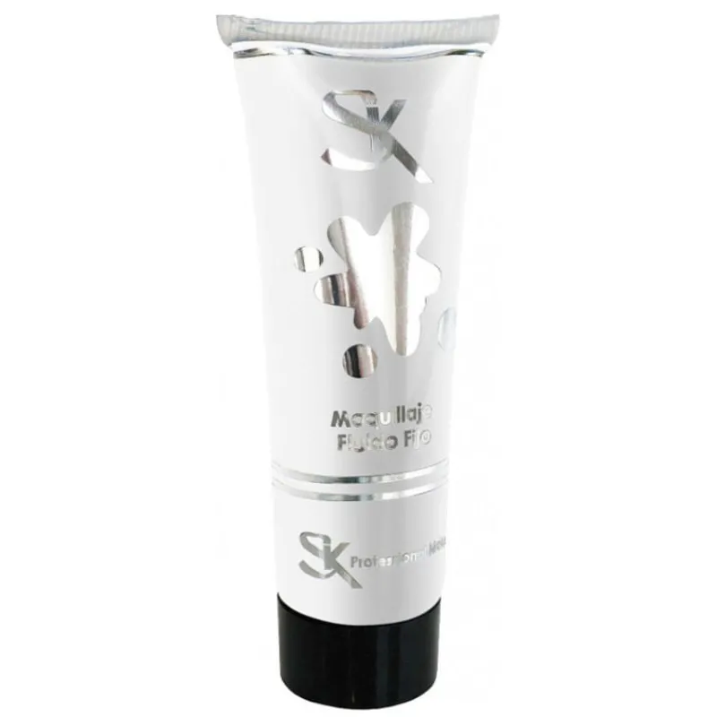 DRIM DISCOUNT Disfraces Y Complementos|Disfraces Y Complementos|Tubo de Maquillaje Fluido en Color Blanco