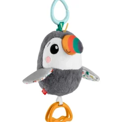 FISHER PRICE Sonajeros|Primera Infancia Y Preescolar|Tucán Aletea y Vuela Peluche para Colgar