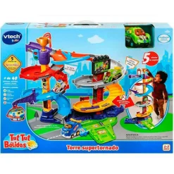 VTECH Tut Tut Bólidos Pista Super Tornado- Vehículos, Trenes Y Parkings|Primera Infancia Y Preescolar