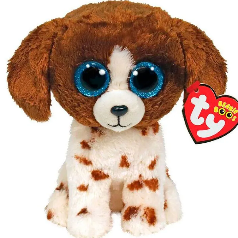 TY Peluche Muddles Perro 15 cm- Primera Infancia Y Preescolar