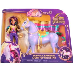 SPIN MASTER Unicorn Academy Muñeca Sophia y Rainbow con Luz y Sonidos- Muñecas