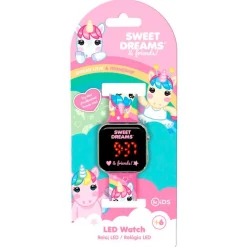 KIDS EUROSWAN Unicornio Dulces Sueños Reloj LED- Electrónicos