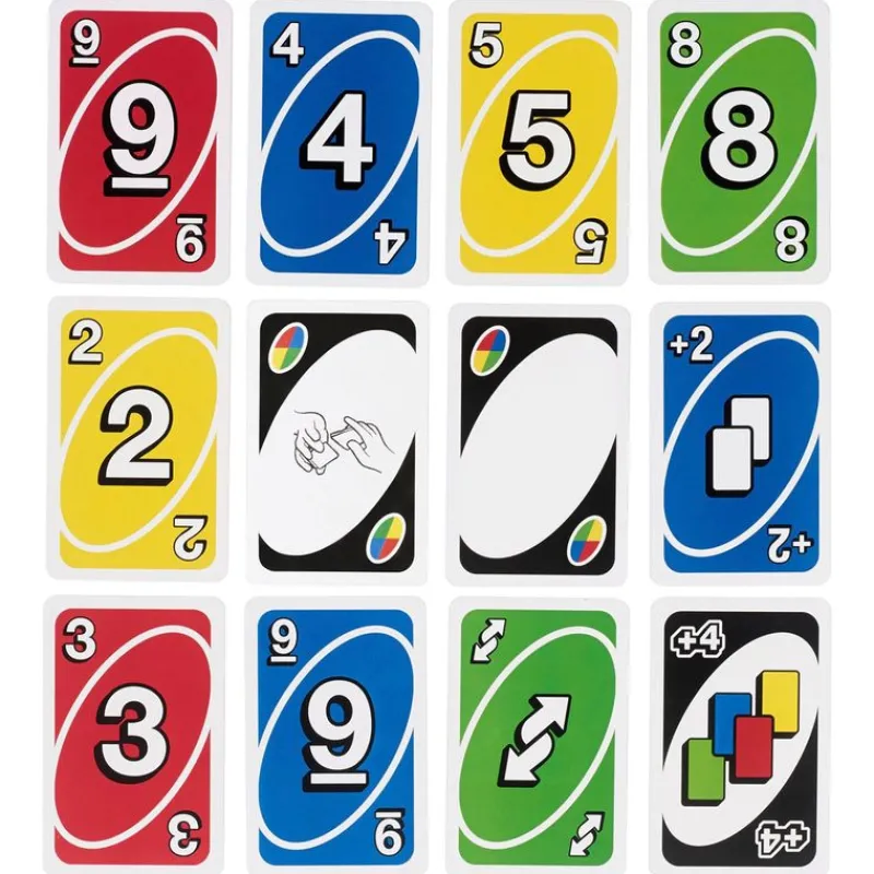 MATTEL Uno Cartas Básico -- Juegos De Mesa