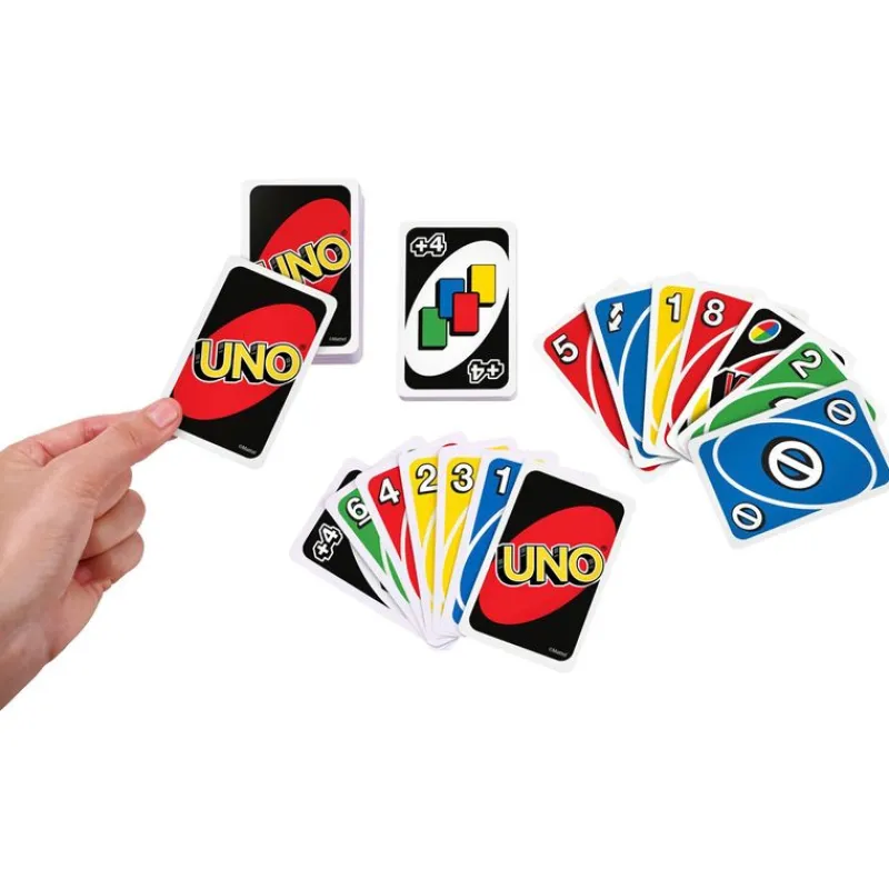 MATTEL Uno Cartas Básico -- Juegos De Mesa
