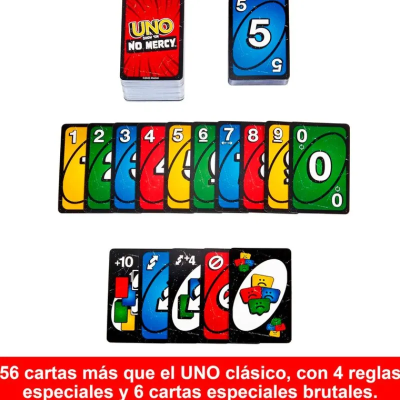 MATTEL UNO No Mercy- Amigos Y Familia|Juegos De Mesa