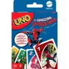 MATTEL UNO Spiderman Juego Cartas- Juegos De Mesa