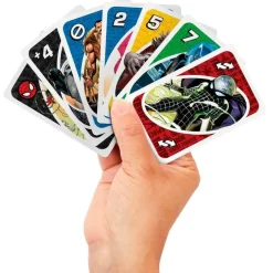 MATTEL UNO Spiderman Juego Cartas- Juegos De Mesa