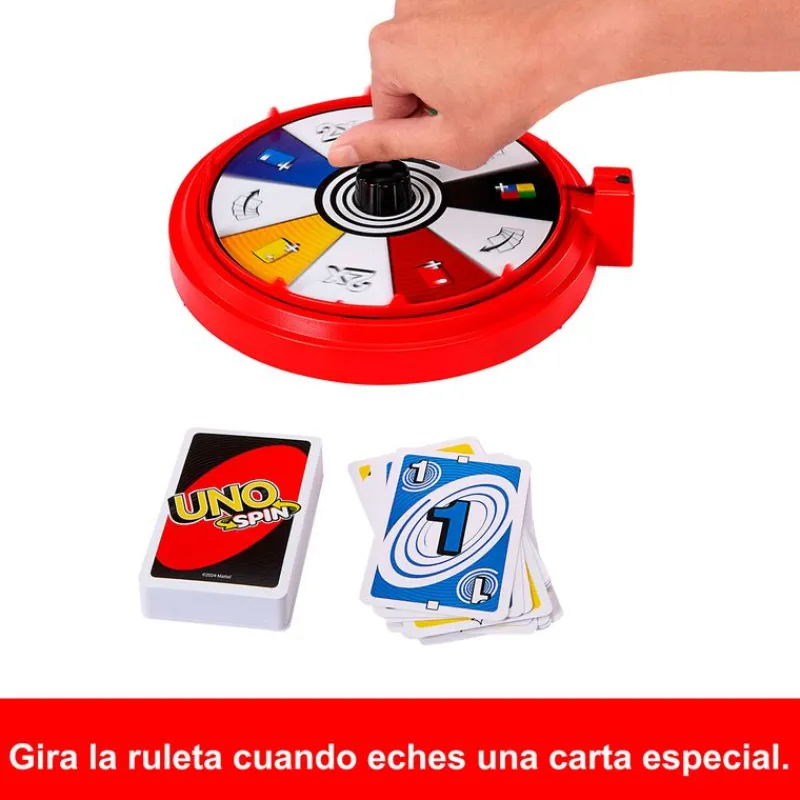 MATTEL UNO Spin- Juegos De Mesa