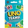 MATTEL UNO Teams Juego Cartas- Juegos De Mesa