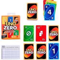 MATTEL Juegos De Mesa|UNO Zero Juego Cartas