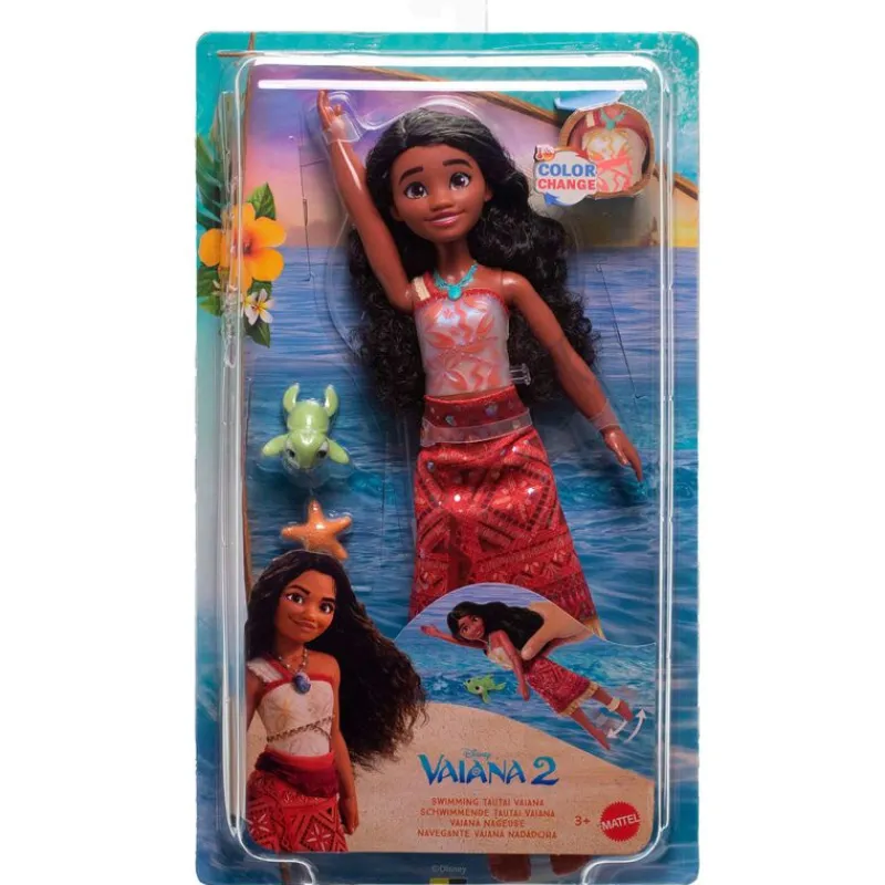 MATTEL Muñecas|Vaiana 2 Muñeca Nadadora
