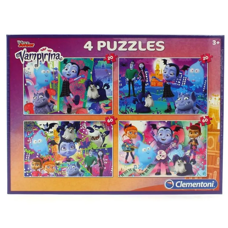 CLEMENTONI Vampirina Puzzles 2x20 2x60 Piezas- Puzzles Y Construcciones