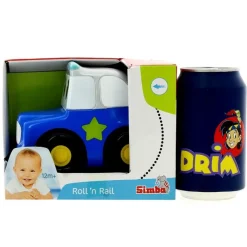 SIMBA Vehículo Roll n' Rail Surtido- Vehículos, Trenes Y Parkings