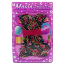 DRIM DISCOUNT Muñecas|Vestido Muñeca 85 cm Flores Verde