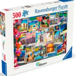 RAVENSBURGER Puzzles Y Construcciones|Viajes por el Mundo Puzzle 500 Piezas