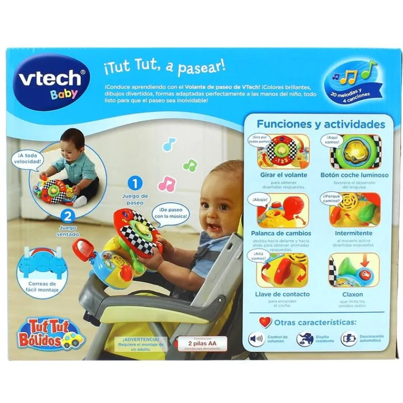 VTECH Volante de Paseo- Primera Infancia Y Preescolar